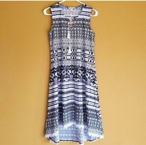 WORLD UNITY Black and White Dress NWT Tassle